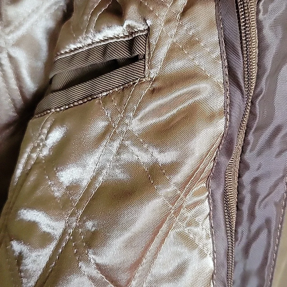 NWT London Fog Brown Double-Breasted Trench Coat - Picture 13 of 16